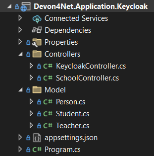 keycloak application directory